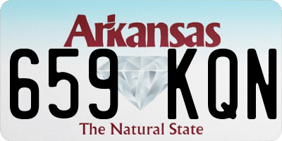 AR license plate 659KQN