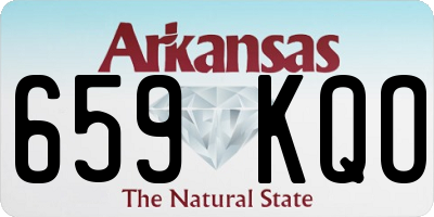 AR license plate 659KQO