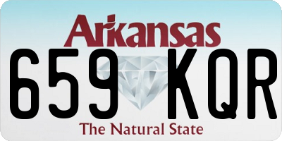 AR license plate 659KQR