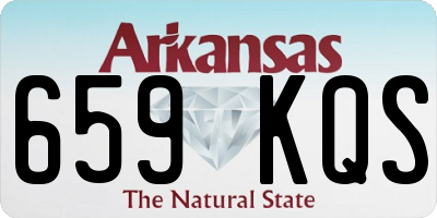 AR license plate 659KQS