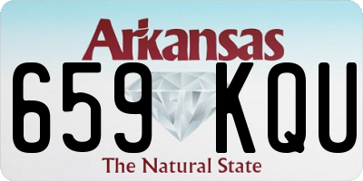 AR license plate 659KQU