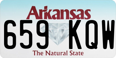 AR license plate 659KQW