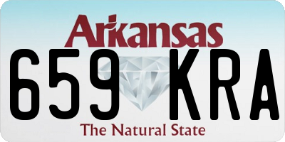 AR license plate 659KRA