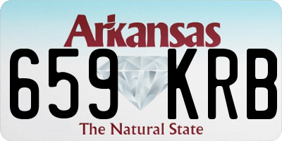 AR license plate 659KRB
