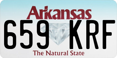AR license plate 659KRF