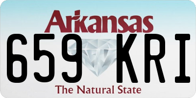 AR license plate 659KRI