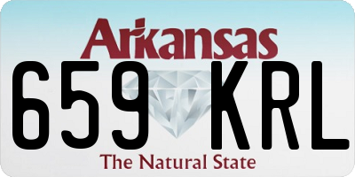 AR license plate 659KRL