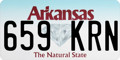 AR license plate 659KRN