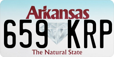 AR license plate 659KRP