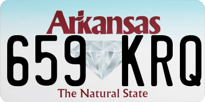 AR license plate 659KRQ