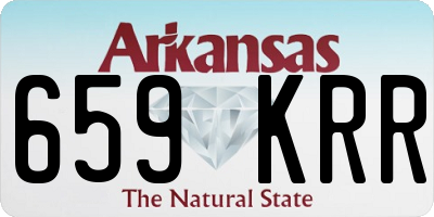 AR license plate 659KRR