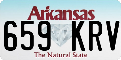AR license plate 659KRV