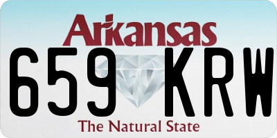 AR license plate 659KRW