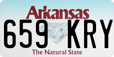 AR license plate 659KRY
