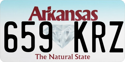 AR license plate 659KRZ