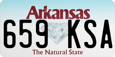 AR license plate 659KSA