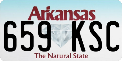 AR license plate 659KSC