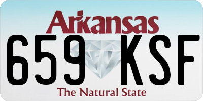 AR license plate 659KSF