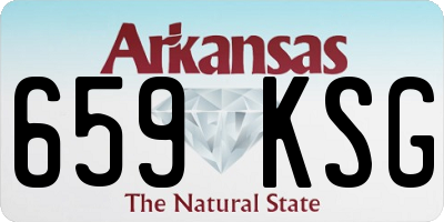 AR license plate 659KSG