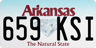AR license plate 659KSI