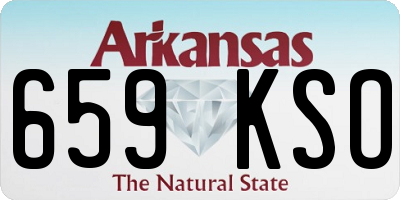AR license plate 659KSO