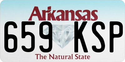 AR license plate 659KSP