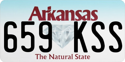 AR license plate 659KSS