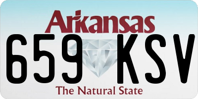 AR license plate 659KSV
