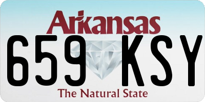 AR license plate 659KSY