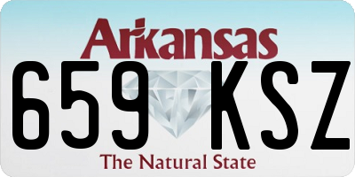 AR license plate 659KSZ