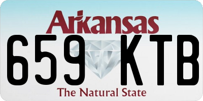 AR license plate 659KTB