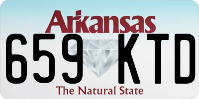AR license plate 659KTD