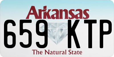 AR license plate 659KTP