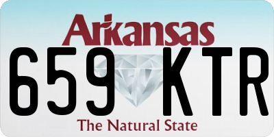 AR license plate 659KTR