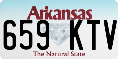 AR license plate 659KTV