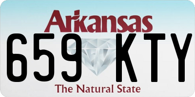 AR license plate 659KTY