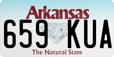 AR license plate 659KUA