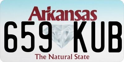 AR license plate 659KUB