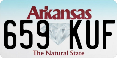 AR license plate 659KUF