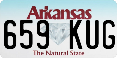 AR license plate 659KUG