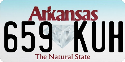 AR license plate 659KUH