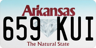 AR license plate 659KUI