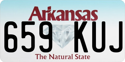 AR license plate 659KUJ