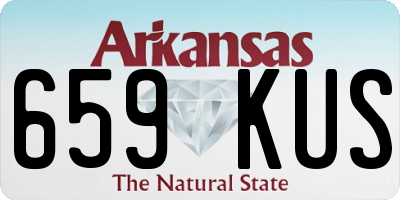 AR license plate 659KUS