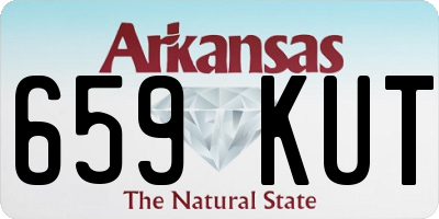 AR license plate 659KUT