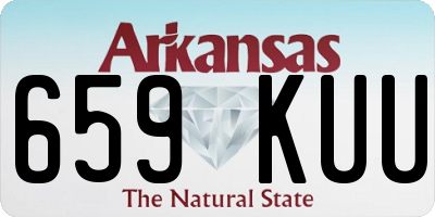 AR license plate 659KUU