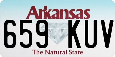 AR license plate 659KUV