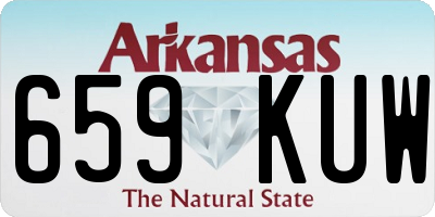 AR license plate 659KUW