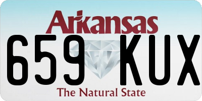 AR license plate 659KUX