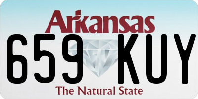 AR license plate 659KUY
